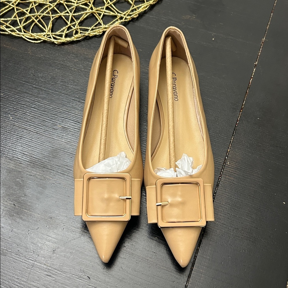 C.Paravano Women's Flats | Pointed Toe Ballet Shoes | Comfortable Flats Size 7.5 - Picture 7 of 11